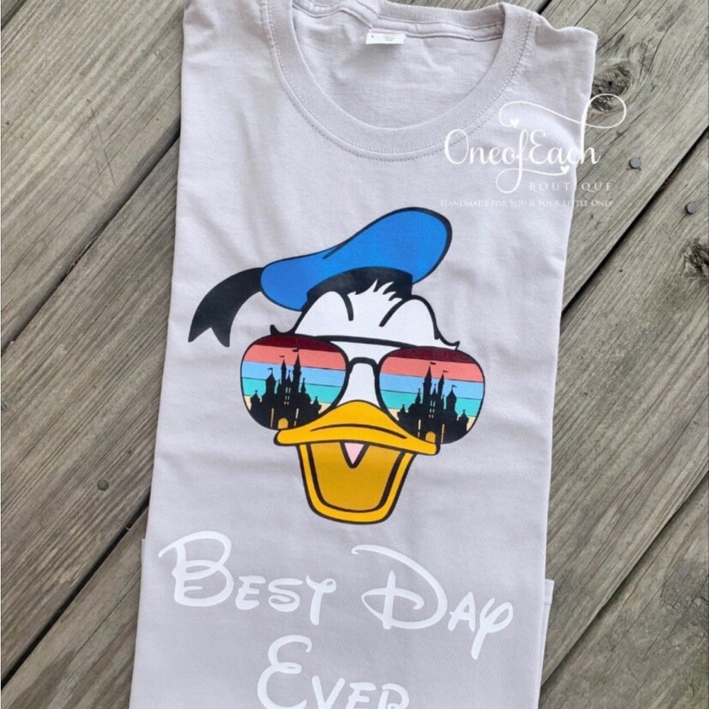 Donald Duck Best Day Ever Disney Tee